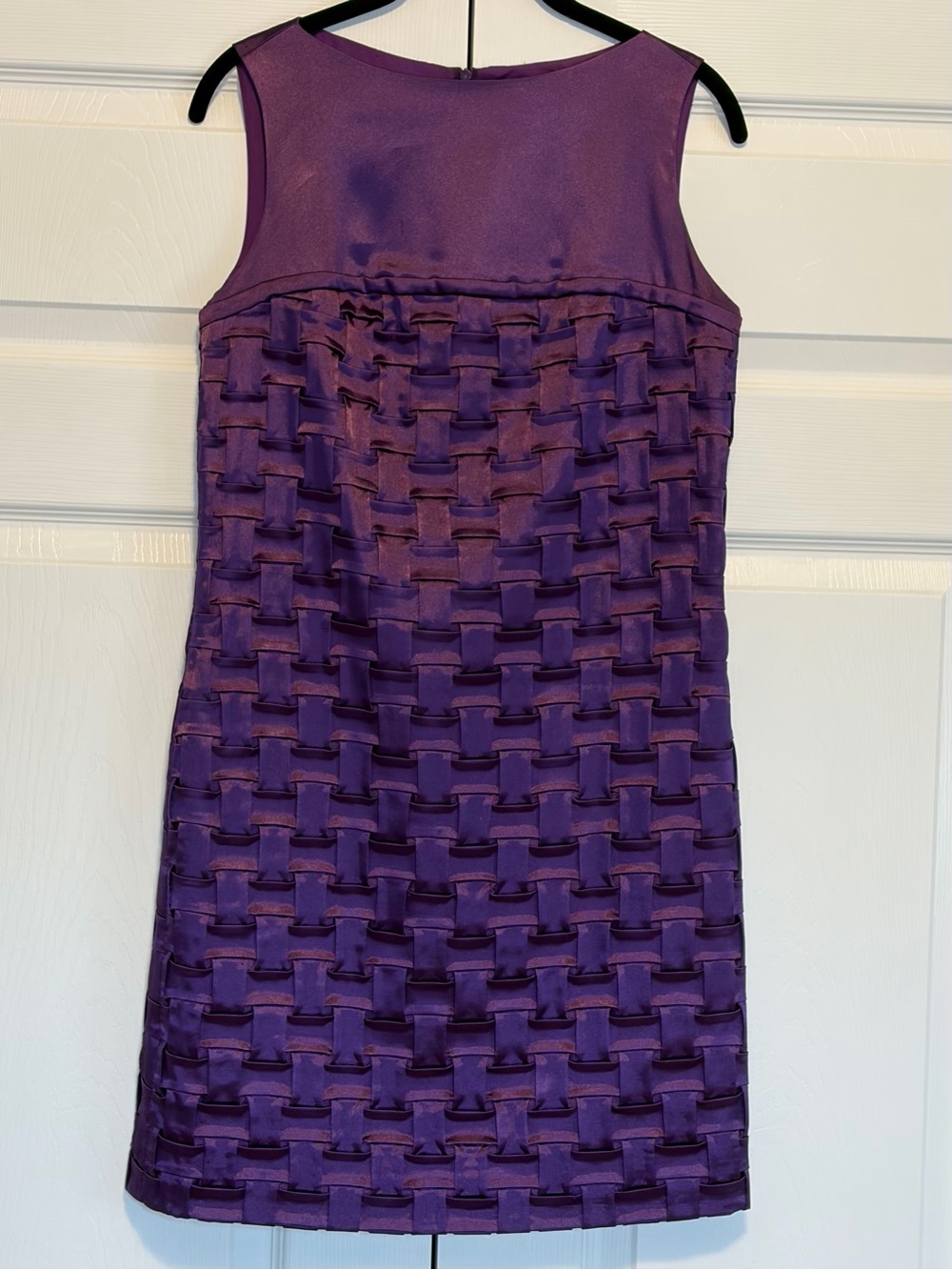 Vivienne Tam Y2K Basketweave Origami Satin Mini Dress